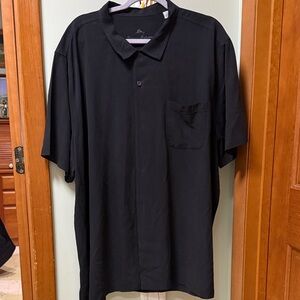 Tommy Bahama Black Casual Button Down Shirt